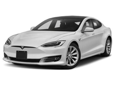 2018 Tesla Model S 100D in Red Multi-Coat — front three-quarter view