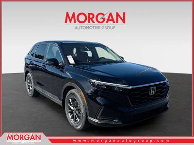 2026 Honda CR-V EX-L in Crystal Black Pearl — front three-quarter view