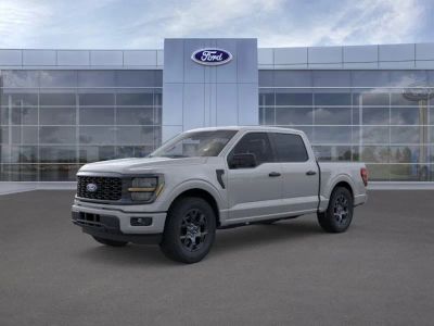 2026 Ford F-150 in DR Gray — front three-quarter view