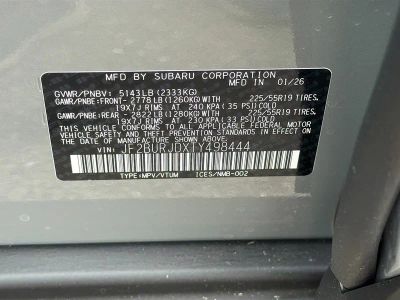 2026 Subaru Outback — photo 43 view