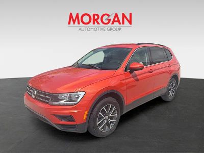 2019 Volkswagen Tiguan — rear three-quarter view