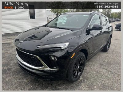 2026 Buick Encore GX Sport Touring in Ebony Twilight Metallic — front three-quarter view