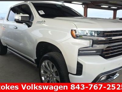 2020 Chevrolet Silverado 1500 High Country in Beige — front three-quarter view