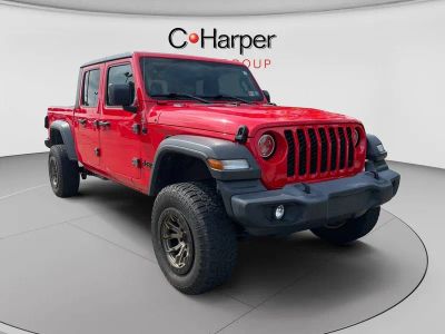 2020 Jeep Gladiator Sport S 4x4 in Red — front three-quarter view