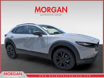 2026 Mazda CX-30 2.5 Turbo Aire Edition in Gray — front three-quarter view
