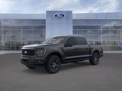 2026 Ford F-150 in Agate Black — front three-quarter view