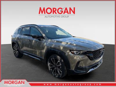 2026 Mazda CX-50 2.5 Turbo in Zircon Sand Metallic — front three-quarter view