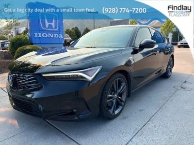 2023 Acura Integra A-Spec Tech Package in Black — front three-quarter view