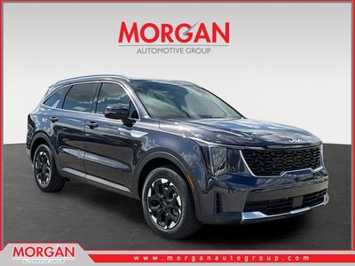 2026 Kia Sorento S in Panthera Metal — front three-quarter view
