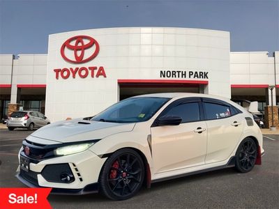 2019 Honda Civic Type R Touring in Championship White — front three-quarter view
