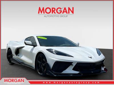 2023 Chevrolet Corvette Stingray in White — front three-quarter view