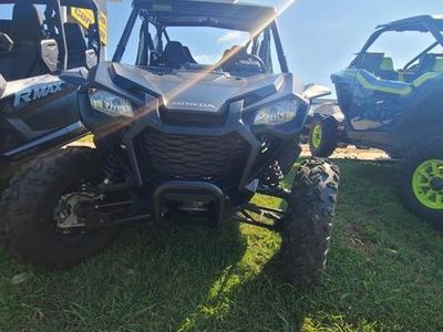 2025 Honda Talon 1000X-4 in MATTE ABYSS BLACK — front three-quarter view