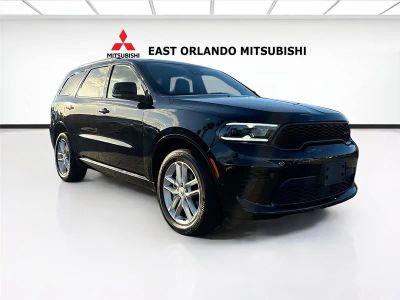 2025 Dodge Durango GT Plus in Db Black Clearcoat — front three-quarter view