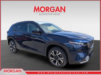 2026 Mazda CX-5 2.5 S Preferred in Navy Blue Mica — front three-quarter view
