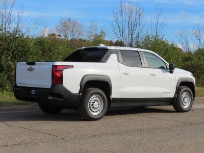 2026 Chevrolet Silverado EV — rear three-quarter view