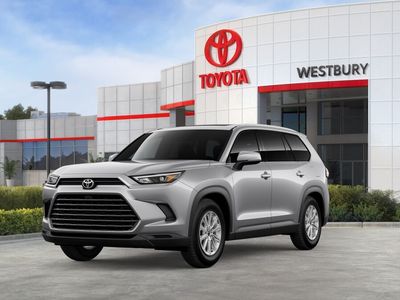 2026 Toyota Grand Highlander XLE in Celestial Silver Metallic — front three-quarter view