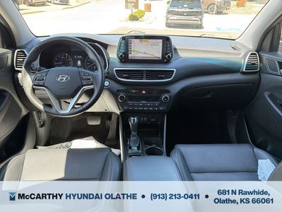 2019 Hyundai Tucson — rear three-quarter view