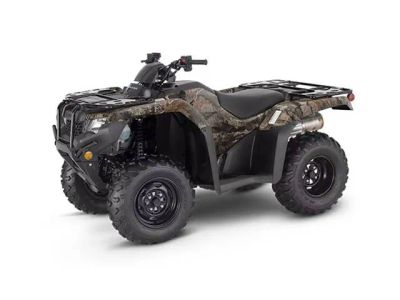 2025 Honda® FourTrax Rancher 4x4 TrueTimber Atera Camo — front three-quarter view