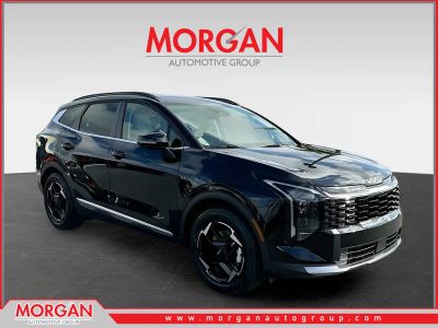 2026 Kia Sportage EX in Black — front three-quarter view