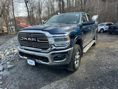 2022 RAM 3500 Laramie Crew Cab 4x4 6'4" Box in Blue — front three-quarter view