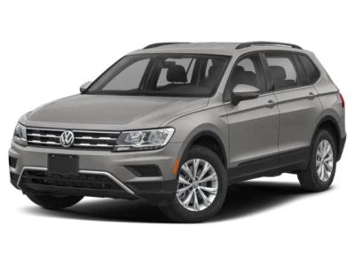2020 Volkswagen Tiguan S in White — front three-quarter view