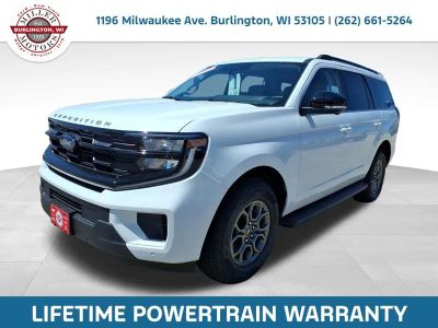 2026 Ford Expedition Active in Oxford White — front three-quarter view