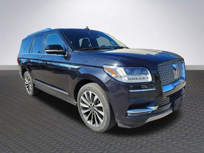 2020 Lincoln Navigator Reserve in Infinite Black — front three-quarter view
