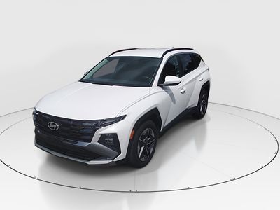 2025 Hyundai Tucson — rear three-quarter view