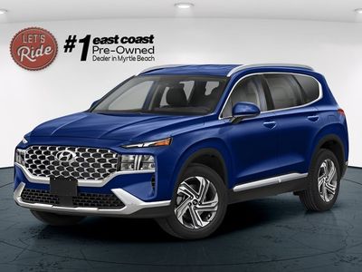 2021 Hyundai Santa Fe — front three-quarter view