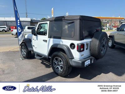 2022 Jeep Wrangler — rear three-quarter view