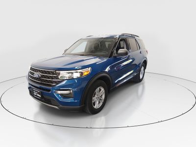2023 Ford Explorer — rear three-quarter view