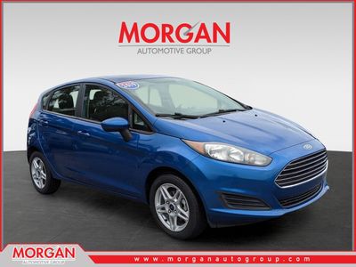 2019 Ford Fiesta SE in Blue — front three-quarter view
