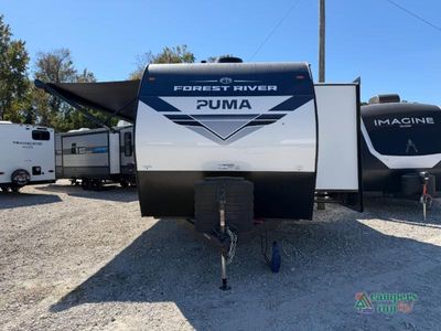 2026 Forest River RV Puma — rear three-quarter view