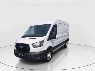 2024 Ford Transit Cargo Van — rear three-quarter view
