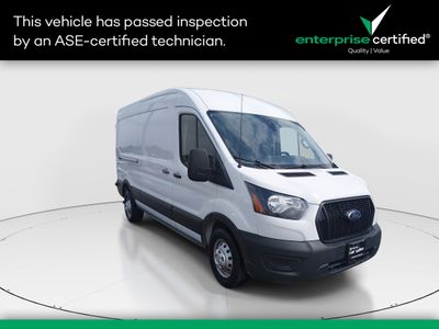 2024 Ford Transit Cargo Van T-250 148" Med Rf 9070 GVWR AWD — front three-quarter view