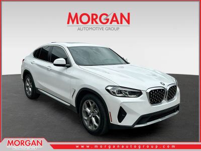 2023 BMW X4 xDrive30i in White — front three-quarter view
