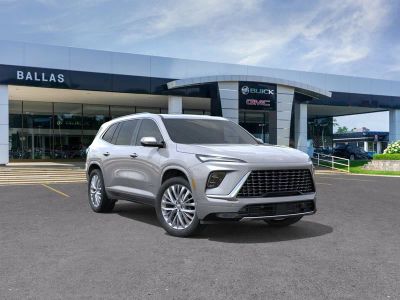 2026 Buick Enclave Avenir in Moonstone Gray Metallic — front three-quarter view