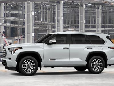 2026 Toyota Sequoia — rear three-quarter view
