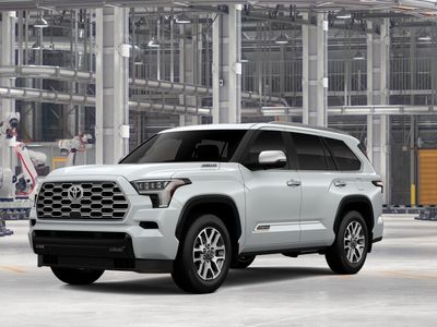 2026 Toyota Sequoia 1794 EDITION in Wind Chill Pearl — front three-quarter view