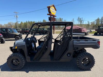 2026 Polaris Ranger Crew XP 1000 Premium R26RSE99AH in Stealth Gray — front three-quarter view