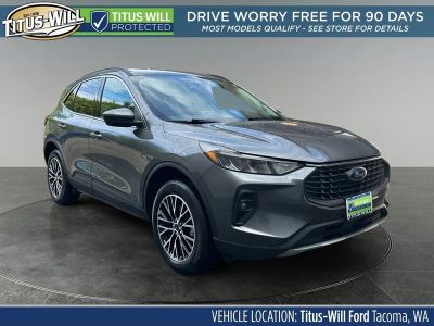 2025 Ford Escape Plug-In Hybrid Base in Grey — front three-quarter view