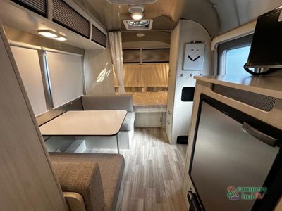 2026 Airstream Bambi — rear three-quarter view