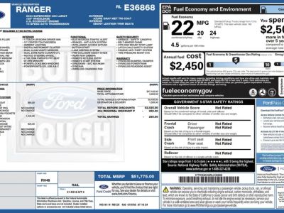 2024 Ford Ranger — side profile view
