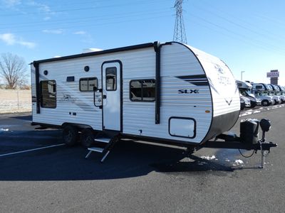 2025 Jayco Jay Flight SLX — front three-quarter view