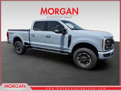 2025 Ford F-250SD Lariat in Gray — front three-quarter view