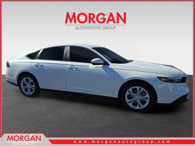 2024 Honda Accord LX in White — front three-quarter view