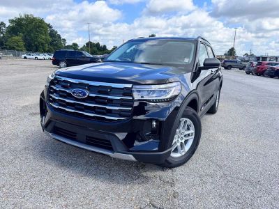 2026 Ford Explorer Active in Black Metallic — front three-quarter view