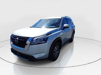 2025 Nissan Pathfinder — rear three-quarter view