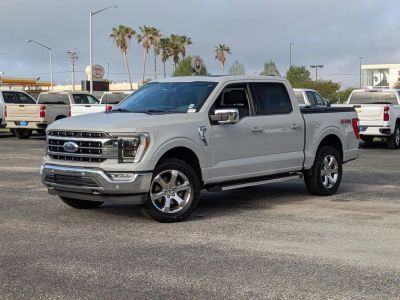 2023 Ford F-150 Lariat in White — front three-quarter view