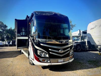 2012 Monaco RV Diplomat — front three-quarter view